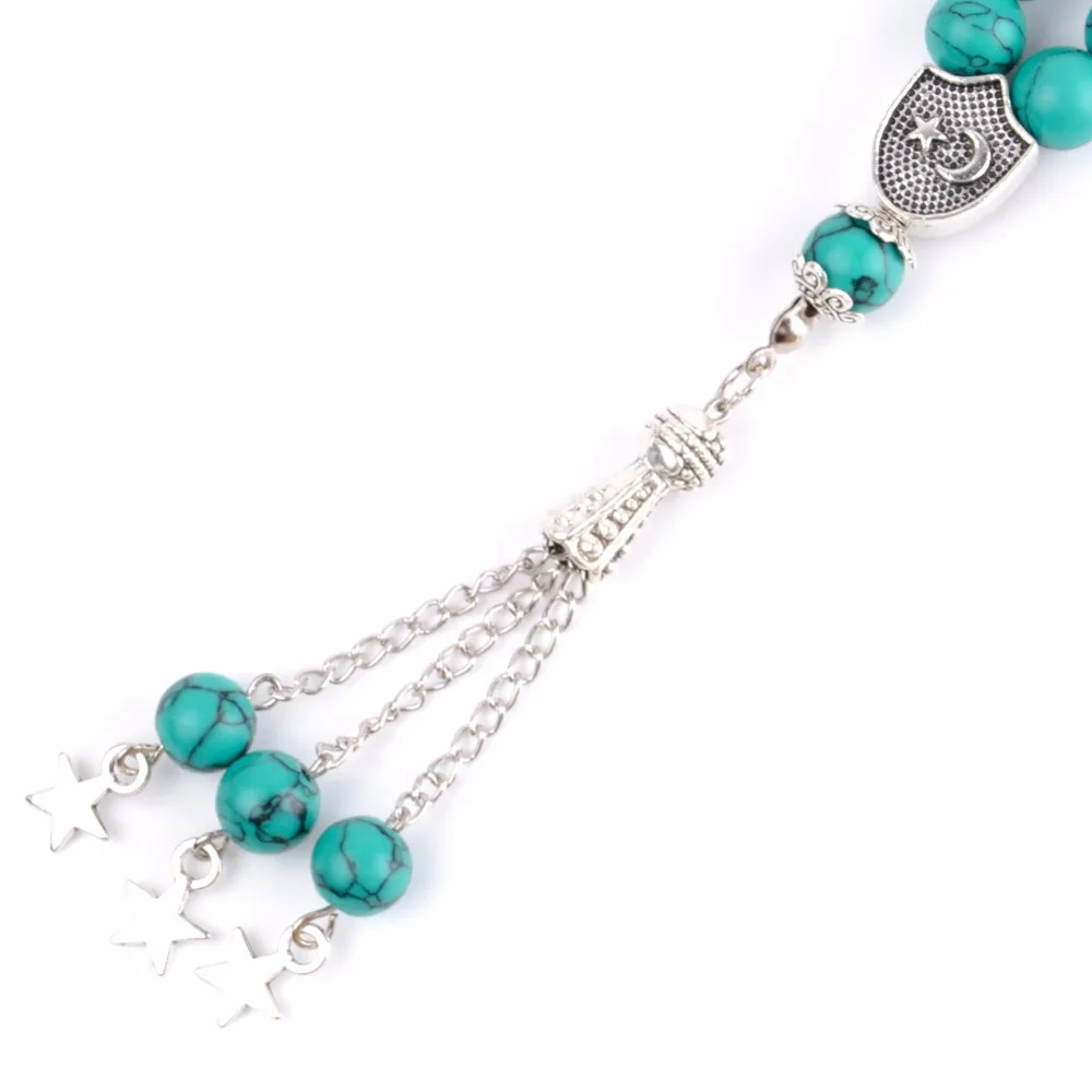 Мужские и женские амулеты Tasbih классические четки из 33 бусин для молитвы