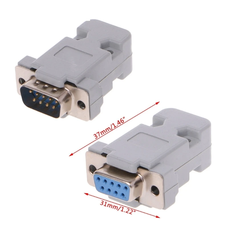 

5pcs/lot DB-9 RS232 Male Female Connector with Socket D-Sub 9 pin PCB Connector
