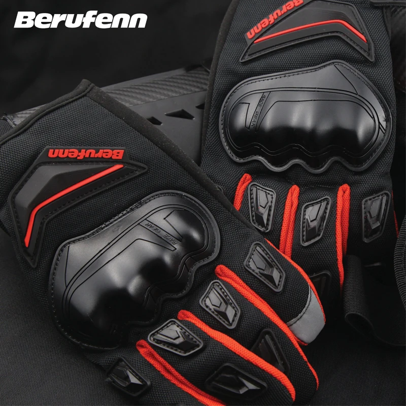 Перчатки для езды на мотоцикле Berufenn вентилируемые перчатки с сенсорным экраном