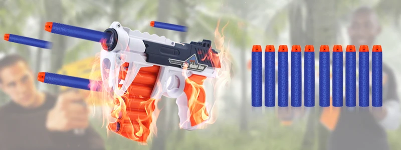 100 шт пули для Nerf металлический пистолет игрушечный страйкбол пистолет Воздушный 4 цвета полое отверстие головка 7,2 см заправка Дартс Мягкая Пуля для Игрушечного Пистолета