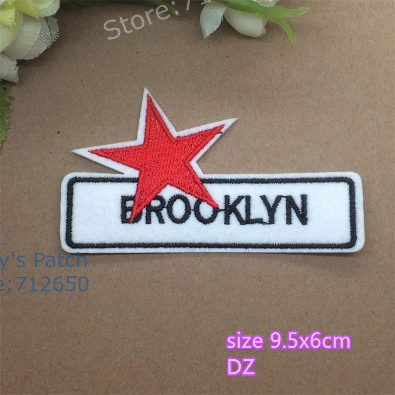 Новое поступление 10 шт. белые базовые слова embroideded Iron On sew on badge Патчи для одежды сумка для обуви аппликация аксессуар - Цвет: 10 pcs of style 19