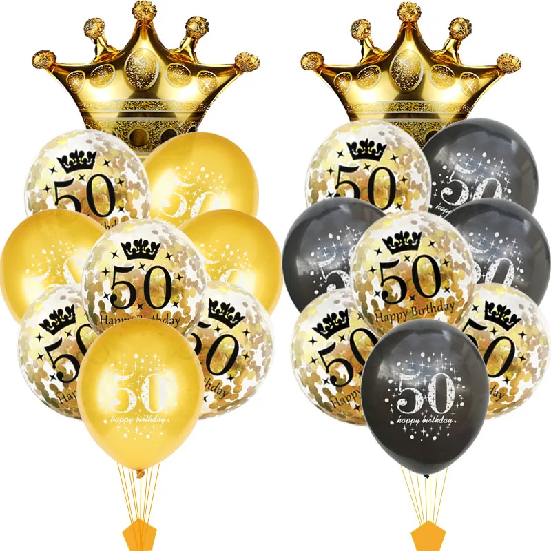 50 звёзд декоративные шары на день рождения лет - купить по выгодной цене |