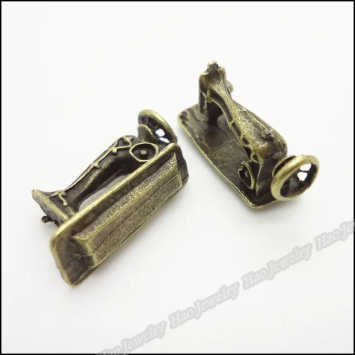 20 шт винтажные Подвески швейная машина Кулон Античный бронзового цвета из