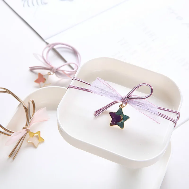 Повязка на голову для девочек MuHan эластичная резинка волос с хвостиком головной