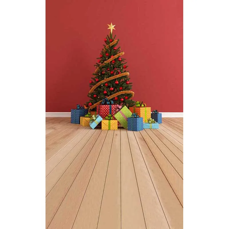 Allenjoy Рождественский фон для фотосъемки деревянная строчка Рождественская елка