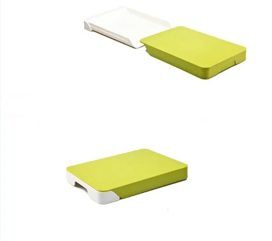 1PC Multi-function Creative 2 in 1 Drawer Receiver Plastic Fruits Vegetables Kitchen Tools Cutting Board Chopping Block KX 009 | Дом и сад