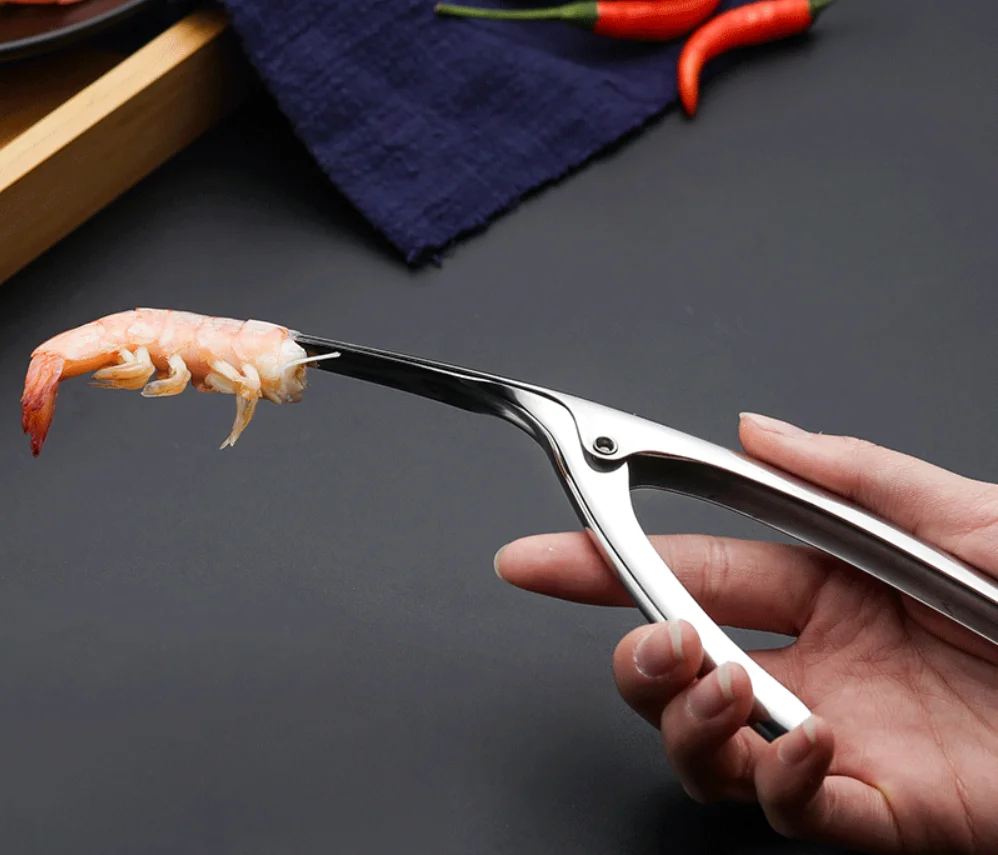 Удобное удобное устройство для чистки креветок из нержавеющей стали 304 щипцы