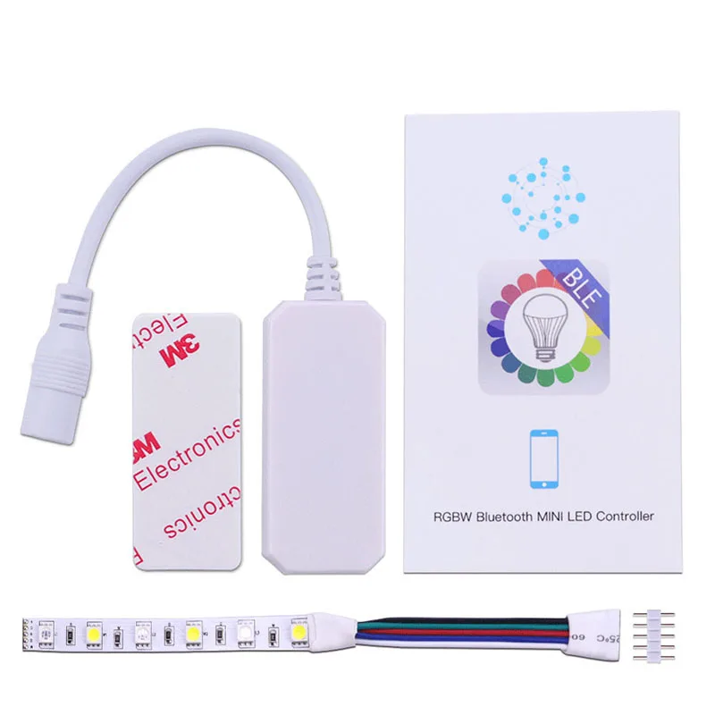 Минимальный Bluetooth RGBW контроллер DC12V-24V светодиодный для RGB фонарь IOS и Android системы |