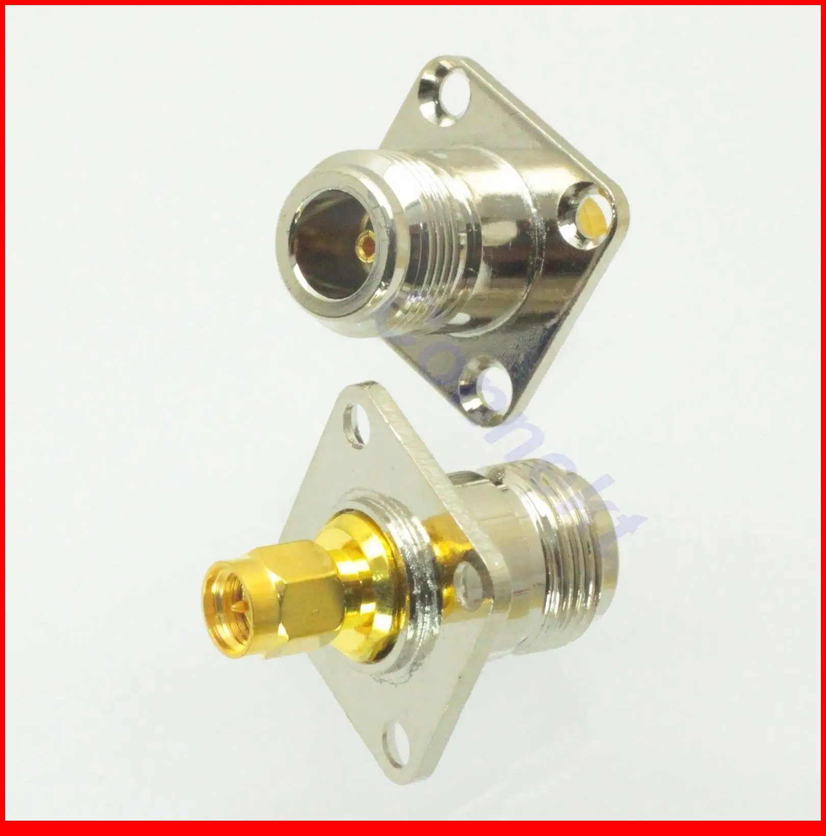 5 шт./лот N гнездовой разъем к штекеру SMA фланцевое крепление RF адаптер соединитель