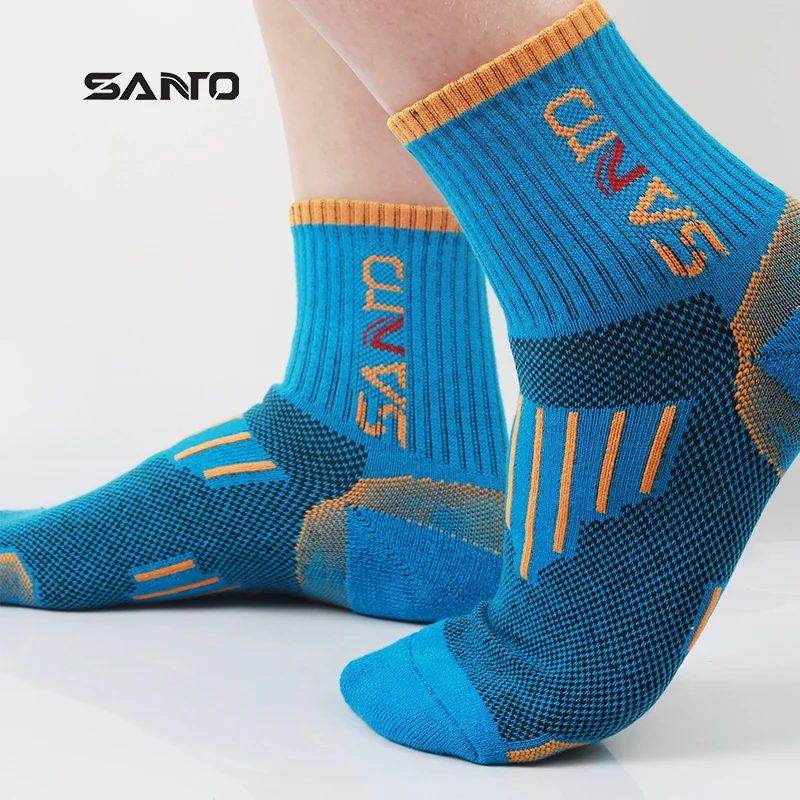 SANTO 1 пара S005 спортивные женские хлопковые носки Влагоотводящая дышащая
