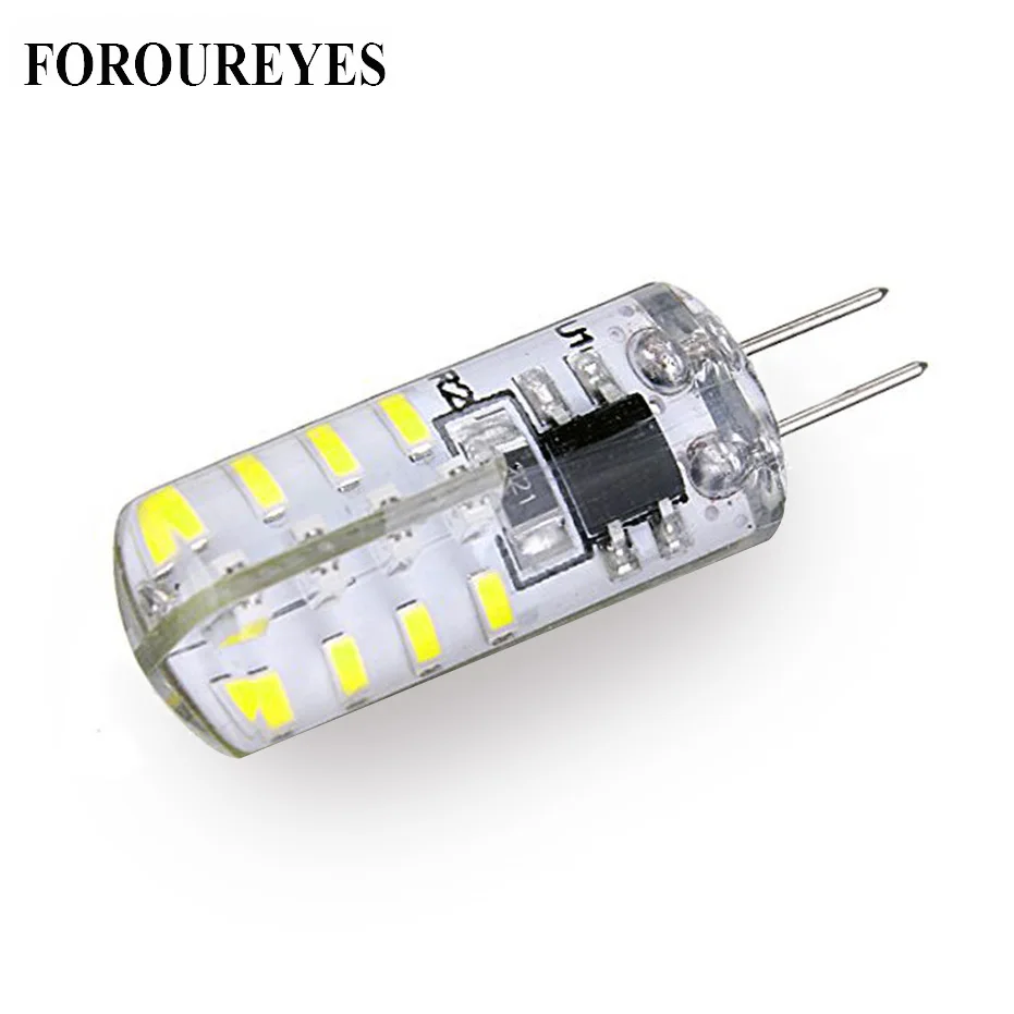10 шт. светодиодный G4 лампа 110 В 220 2 5 Вт 32 s 3014 SMD светильник силиконовый для дизайна