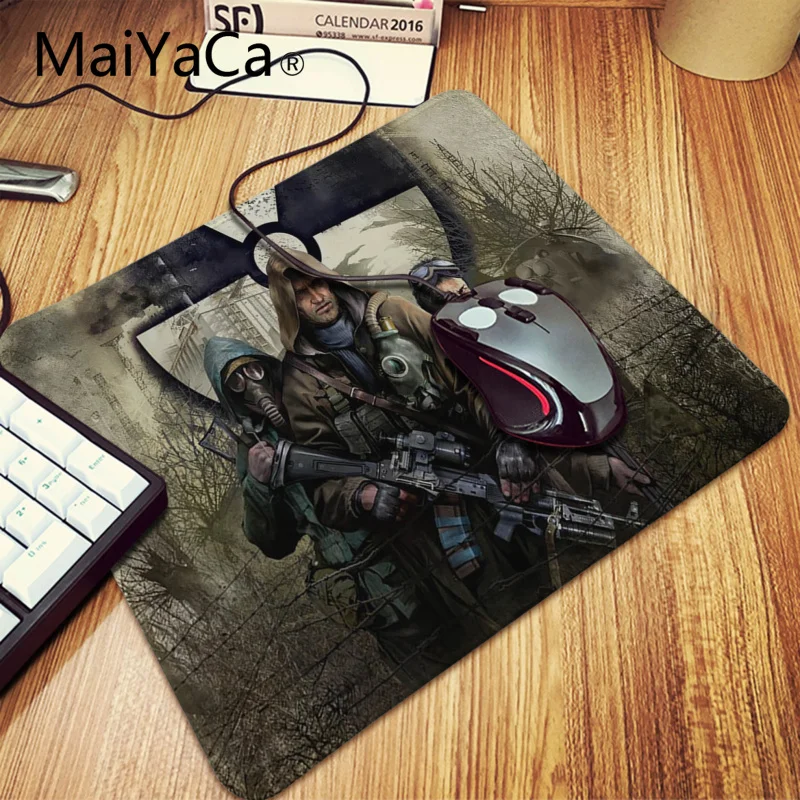 Lock Edge 25x29cm Maiyaca Сталкер игра противогаз мышь прочный Настольный коврик для мыши большой Lockedge alfombrilla игровой коврик для мыши геймер ПК компьютерный коврик - Цвет: Lock Edge 25x29cm