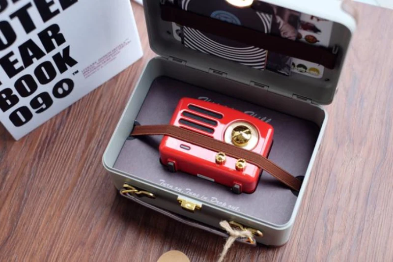 Maoking Маленький принц OTR динамик FM радио хиппи красный Мини Bluetooth Беспроводная Музыка металлический плейер MW-2 подарок для девочки