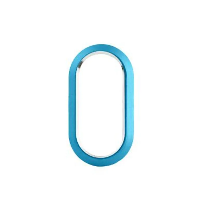 blue 10 шт. камера смартфона металлическая задняя камера защита объектива чехол кольцо для пробирок для iphone 7plus 8plus защита объектива Кольцо - Цвет: blue