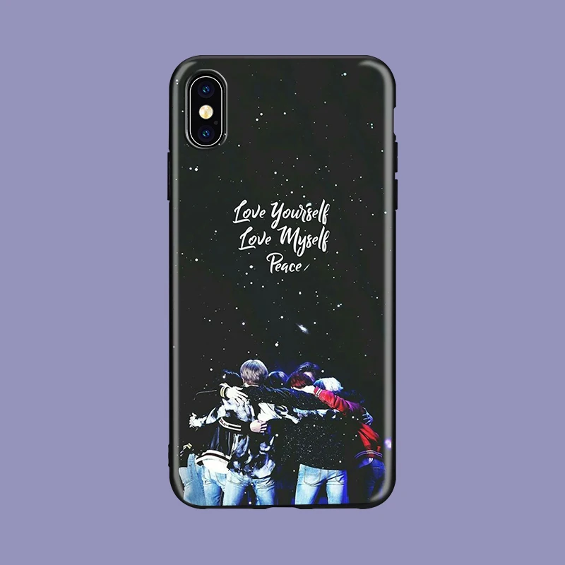 Euphoria Jungkook KPOP MAN мягкий силиконовый черный чехол для телефона для iPhone11 pro 5se 6 6s 7 8 plus X Xs XR max Jimin kim minyun