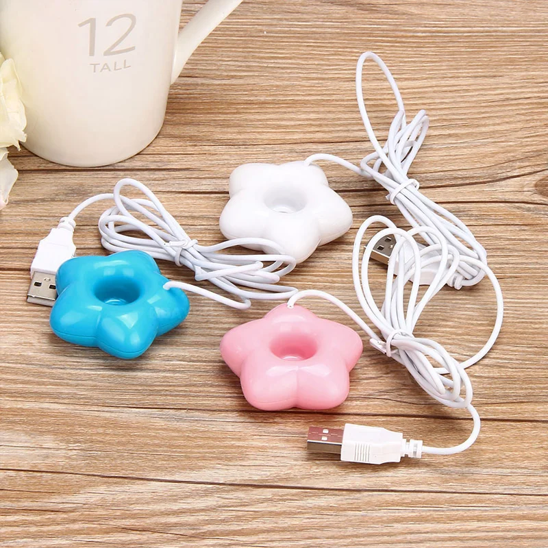 KAIPUTE Мини USB увлажнитель воздуха очиститель цветов портативный эфирное масло