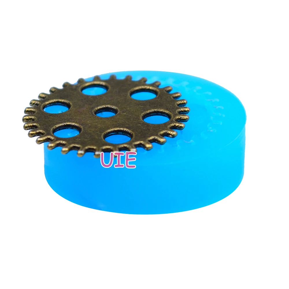 Силиконовая форма ST004U Gears в стиле стимпанк 25 мм|silicone mold|mold foodfood mold |