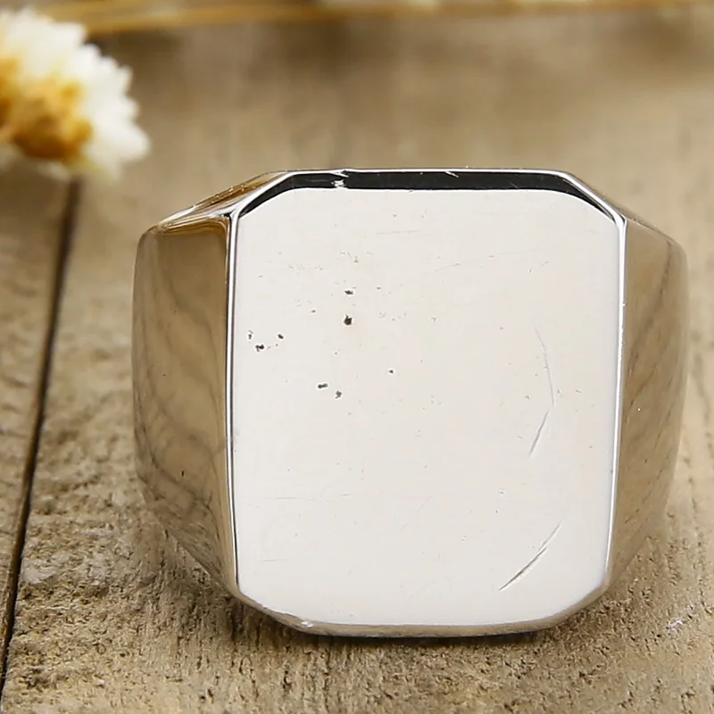 Женское кольцо с перстней Valily простое из стерлингового серебра 925 пробы