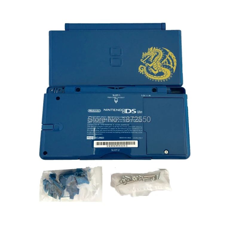 Оптовая продажа сменный пластиковый корпус модели дракона для Ds Lite DSL NintendoNdsl