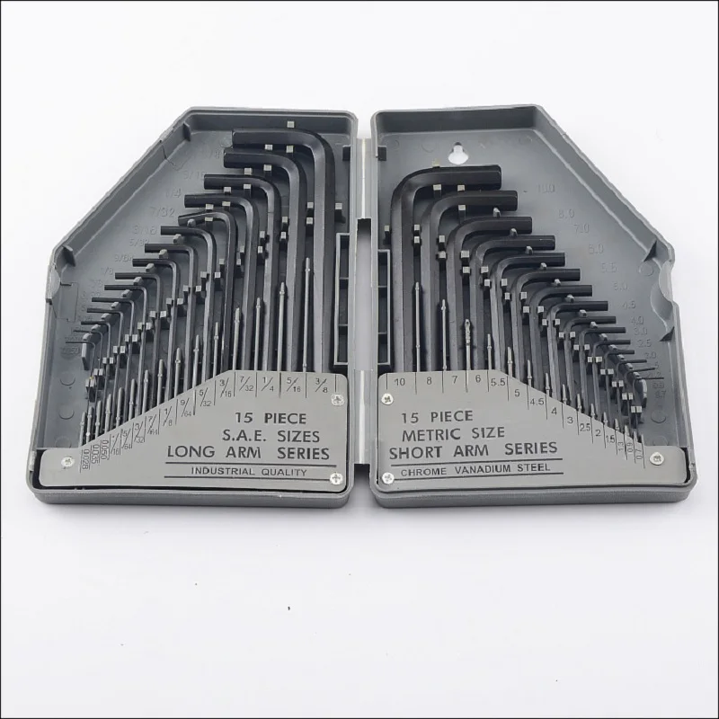 Новинка 30 шт. набор точных ручных инструментов шестигранных ключей внутренний