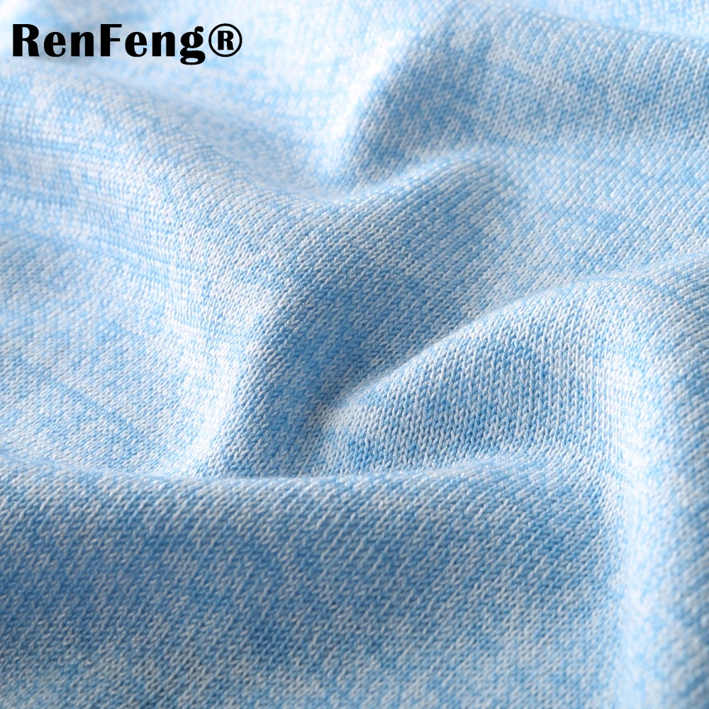 Мужская Уличная футболка с v-образным вырезом облегающий пуловер трикотажный