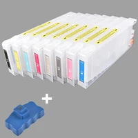 t5631 t5639 t6031 t6039 empty refillable ink cartridge chip resetter for epson stylus pro 7800 9800 7880 9880 printer 350mlpcs