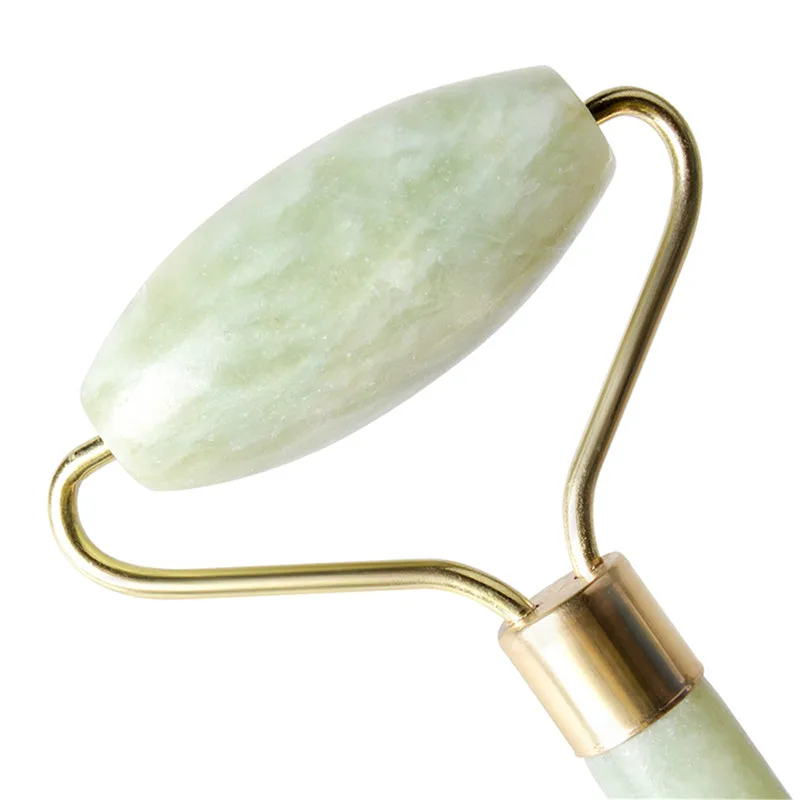 KIFIT натуральный нефрит ролик для массажа лица спа голова похудения шеи тела