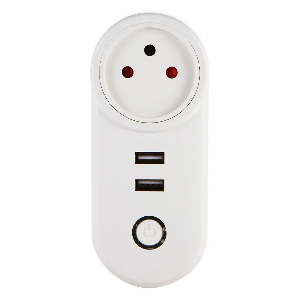 Lonsonho eWeLink Israel USB Smart Plug WiFi умная розетка 220 В работает с Alexa Google Home Mini