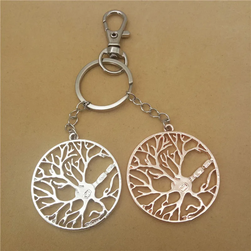 Elfin Trendy Brain Cell Neuron in a Circle Key Chains Graduation Gift Tree of Life Psychology Rings Science Biology Jewelry | Украшения и