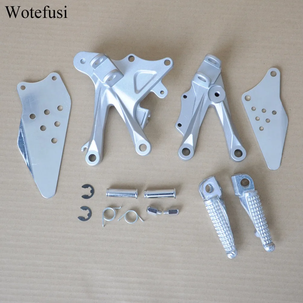 

Wotefusi Front Footrest Foot Pegs Bracket Set For Kawasaki ZX 10R 2006 2007 2008 2009 2010 [MP111]