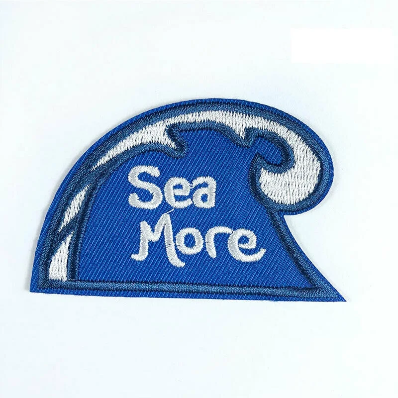 Нашивка Sea More металлический значок для серфера океан занятий спортом на открытом