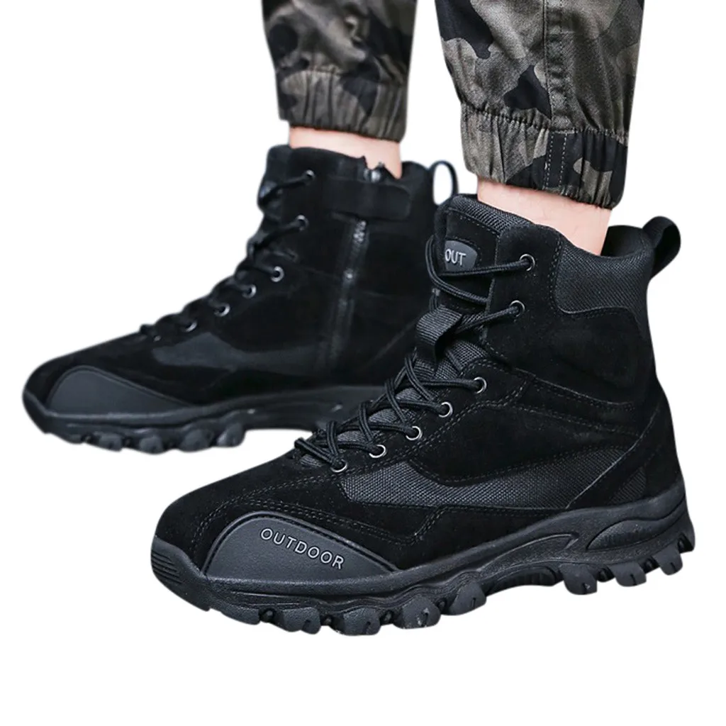 Мужские военные тактические ботинки пустыни мужские уличные водонепроницаемые