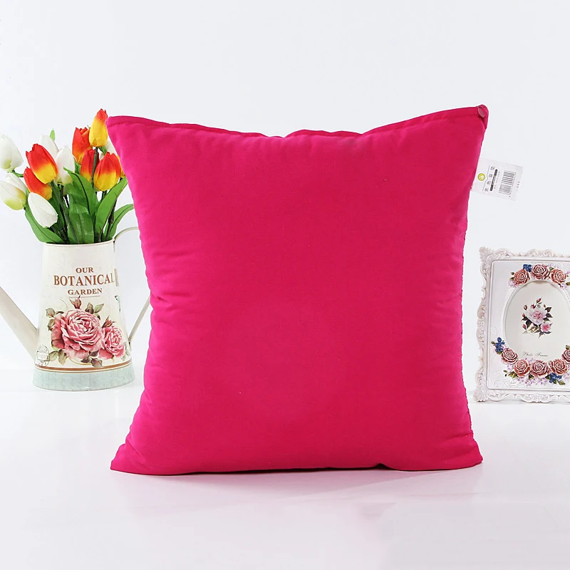 Наволочка для подушки 11 цветов полиэстер однотонное сиденье автомобильная