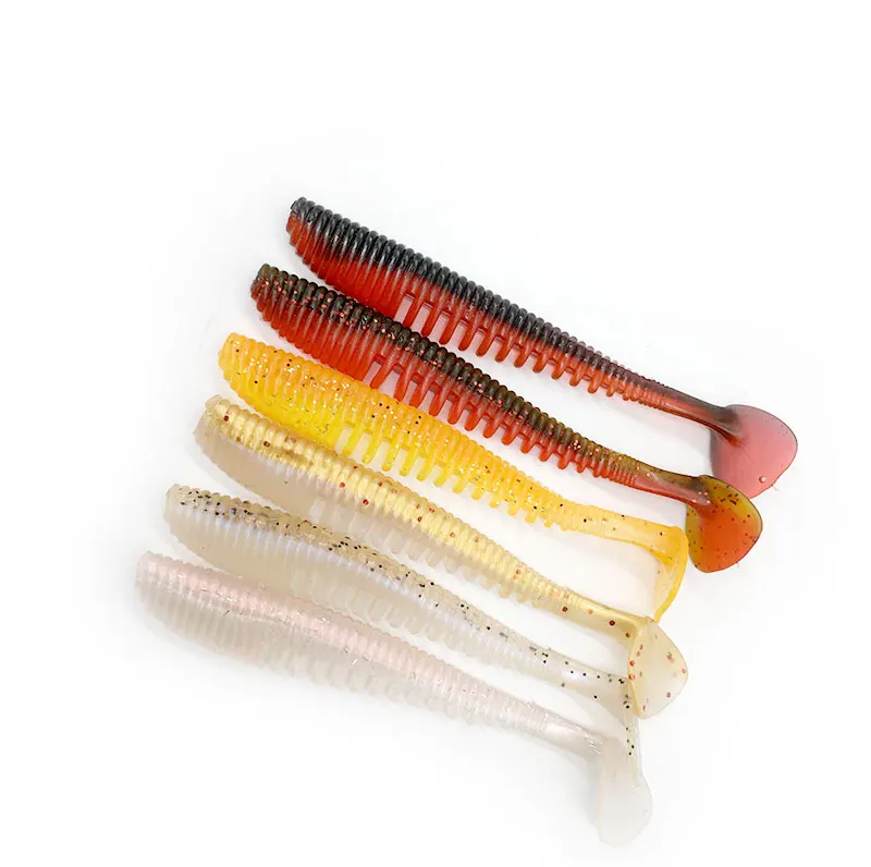 5pcs Soft Fishing Lure Silicone Bait Shad 11cm 5.2g Swimbait Vivid Pike Bass Artificial Tackle | Спорт и развлечения