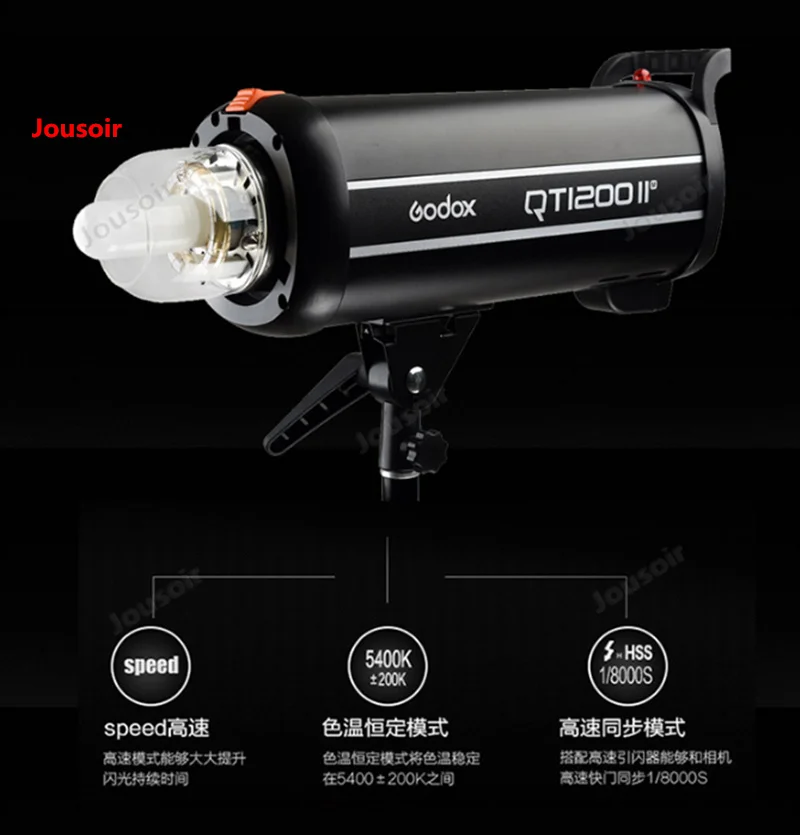 Godox QT1200II QT1200IIM 1200WS GN102 1/8000 с Высокоскоростная синхронизация Встроенная 2 4G