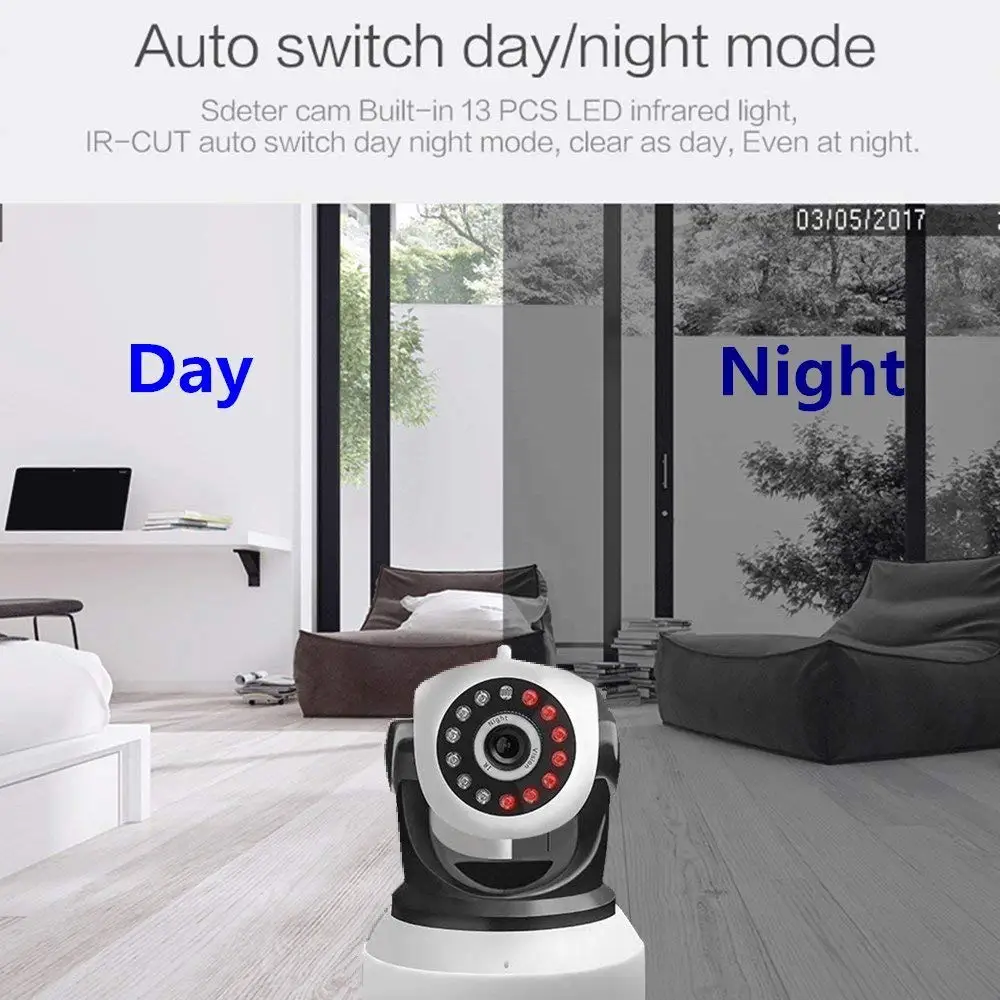 IP Камера Wi Fi 1080P cctv камера для помещений 720P Камеры Скрытого видеонаблюдения