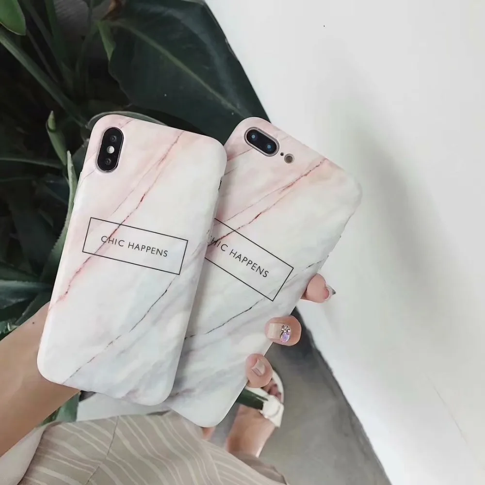 ORYKSZ силиконовый чехол для iPhone 6 Чехол роскошные Мрамор рисунком Телефон
