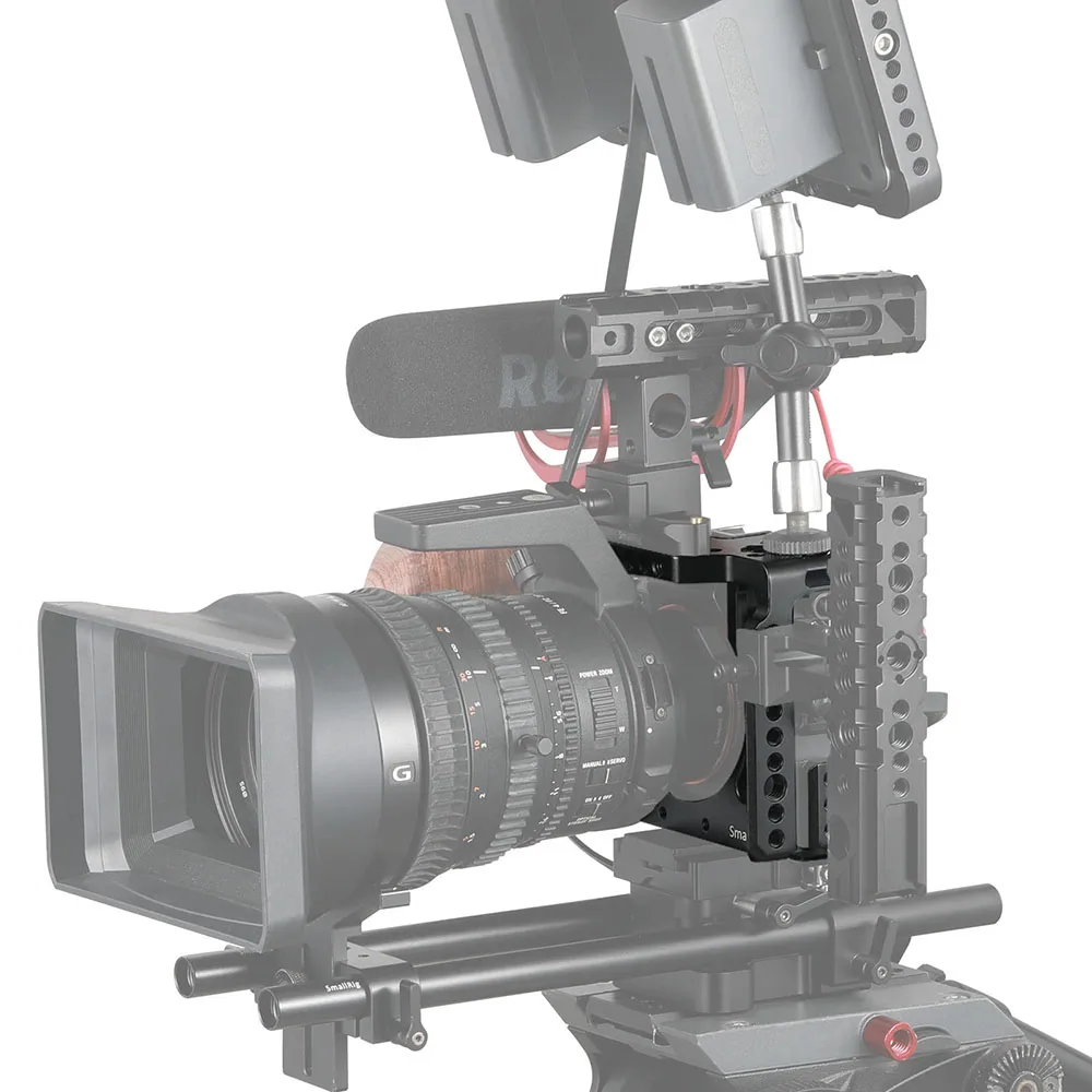 Клетка для камеры SmallRig A7M2 для sony A7MII/A7II/a7RII/a7SII из алюминиевого сплава DSLR для крепления штатива Monitor-1982
