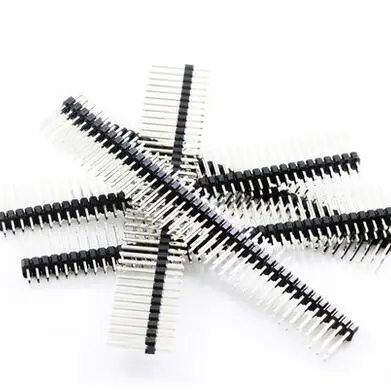 Glyino 40Pin однорядные иглы 2 54 мм расстояние 10 шт./1 лот | Электронные компоненты и
