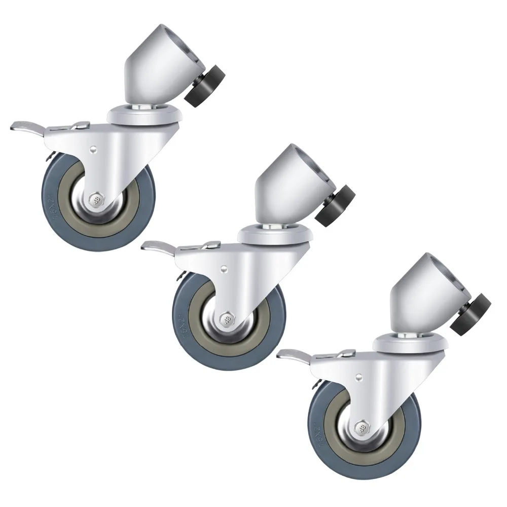 Neewer 3 Pack Поворотное Колесо литейщика с прочной металлической конструкцией для
