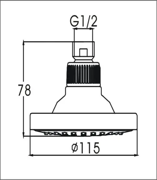 4.5 дюймов ПРИВЕЛО Душем RGB Света Изменение Цвета Контроль Температуры ABS