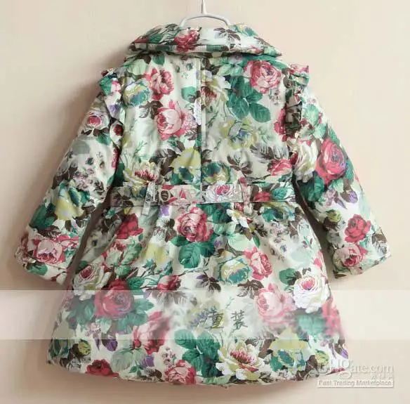 Cheap Coat Cute Turn-down Collar Girl Overcoat | Мать и ребенок
