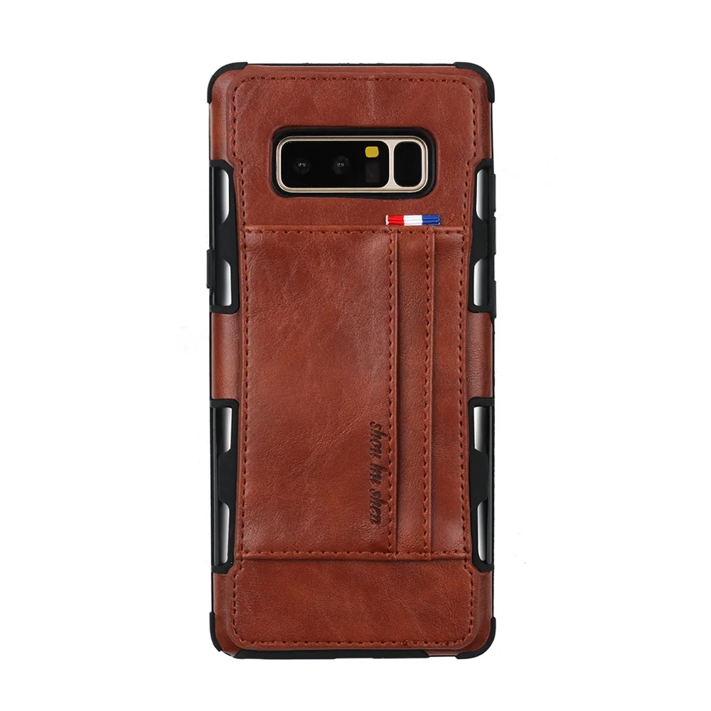 Кожаный чехол для Sumsang galaxy S8 S9 S10 Plus E с функцией кошелька и отделением карт samsung Note 9