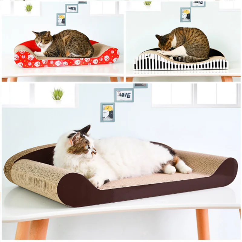 SMARTPET гофрированная бумага для домашних животных, Когтеточка для когтеточки, Когтеточка для задней части дивана, шлифовальные игрушки для ногтей, обучающие игрушки для кошек