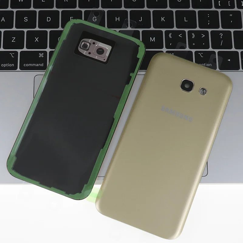 samsung Galaxy A5 A520, задняя крышка корпуса, чехол, стекло, задняя крышка батареи, Замена для samsung Galaxy A520F - Цвет: A520 Golden