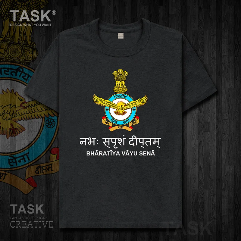 Новые Топы ВВС индийская Республика Индия одежда с коротким рукавом футболка