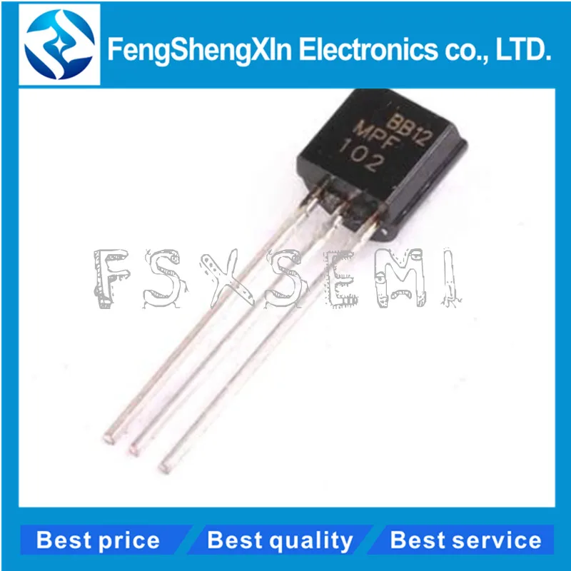 

100pcs/lot 100% New original MPF102 TO-92 N-Channel RF Amplifier