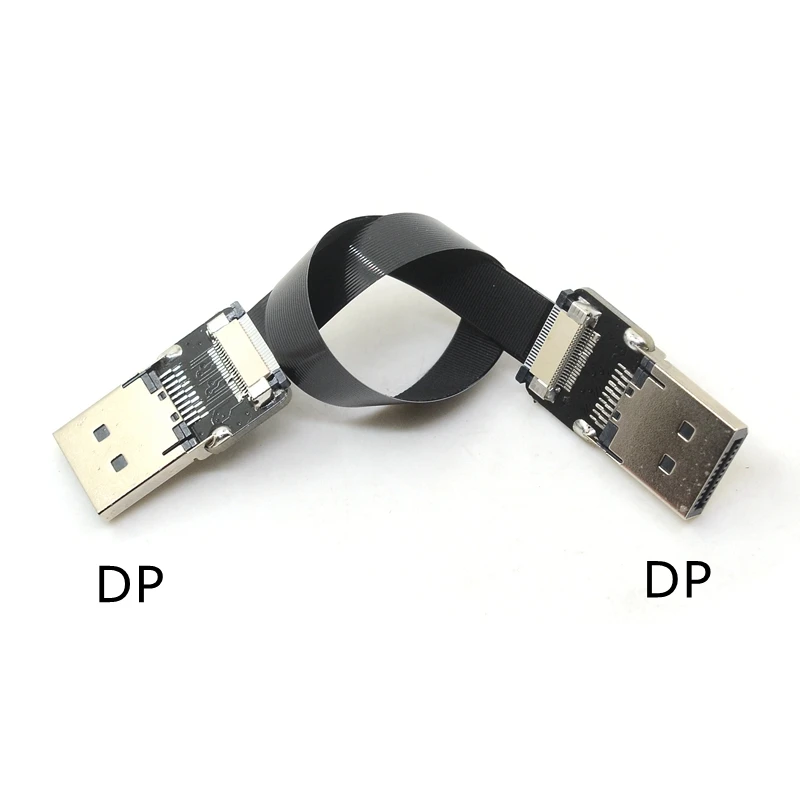 Кабель DisplayPort FPV DP 4K 60Hz 1 2 версия шнур локоть угловой адаптер 5 см 100 FPC Дисплей порт