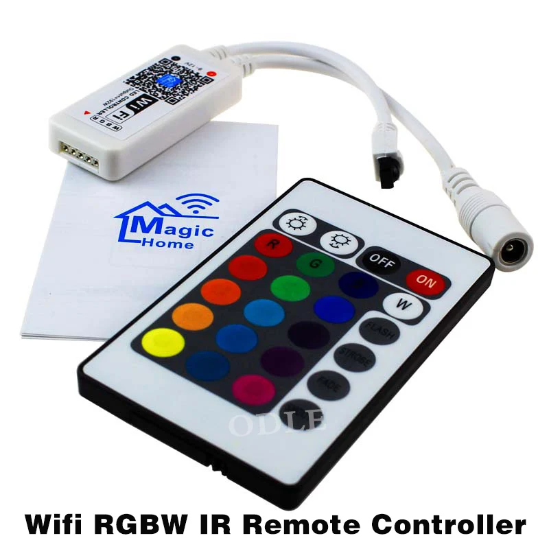 16 миллионов цветов Wifi RGB/RGBW светодиодный контроллер смартфон управление музыкой