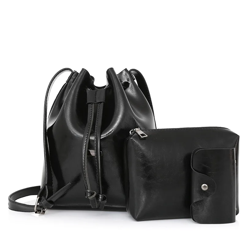 Женские Сумки из искусственной кожи винтажные сумки на плечо композитные 3